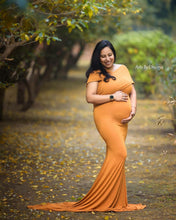 Load image into Gallery viewer, Mustard Convertible gown M-XL