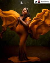 Load image into Gallery viewer, Mustard Convertible gown M-XL