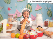 Load image into Gallery viewer, Chef outfit- Grey 0-3
