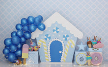 Load image into Gallery viewer, Blue Candy House 5x8 Feet
