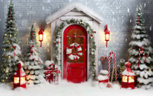 Load image into Gallery viewer, Candy Cane House 5x8 Feet
