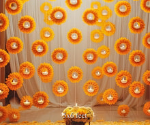 Load image into Gallery viewer, Floral Diyas 5x8 Feet
