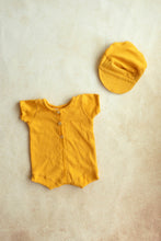Load image into Gallery viewer, Aaron Romper Yellow 6-9m

