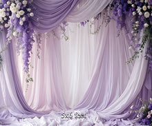 Load image into Gallery viewer, Lavender Drapes 5x8 Feet
