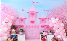 Load image into Gallery viewer, Pink Castle 5x8 Feet
