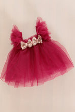 Load image into Gallery viewer, Elena Frock - Magenta 3-6m
