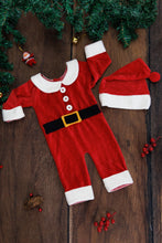 Load image into Gallery viewer, Santa Claus romper 3-6m
