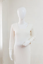 Load image into Gallery viewer, Margaret  Gown  White - M-L
