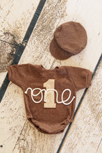 Load image into Gallery viewer, Ben Romper Brown 9-12m
