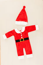Load image into Gallery viewer, Santa Claus romper 3-6m
