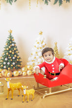 Load image into Gallery viewer, Santa Claus romper 3-6m
