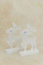 Load image into Gallery viewer, White Reindeer Set of 2

