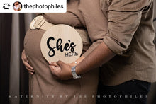Load image into Gallery viewer, She's here - He's here
