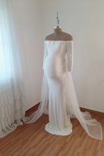 Load image into Gallery viewer, White Body Con Gown M-XL
