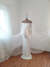 Load image into Gallery viewer, White Body Con Gown M-XL
