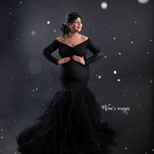 Load image into Gallery viewer, Black Brooklyn Gown M-L
