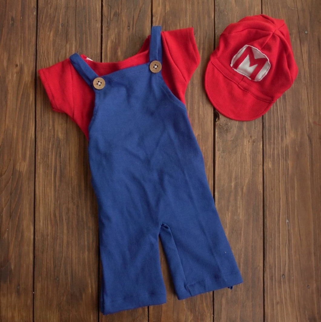 Mario outfit 9-12m