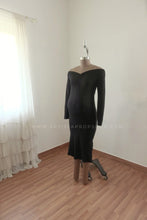 Load image into Gallery viewer, Greta Gown- Black L-XL
