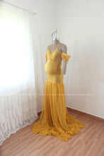 Load image into Gallery viewer, Mustard Mellisa Gown L-XL
