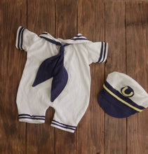Load image into Gallery viewer, Sailor outfit 3-6m
