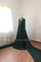 Load image into Gallery viewer, Green Aurelia Gown L-XXL
