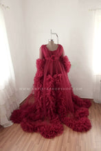 Load image into Gallery viewer, Burgundy Arianna gown M - L
