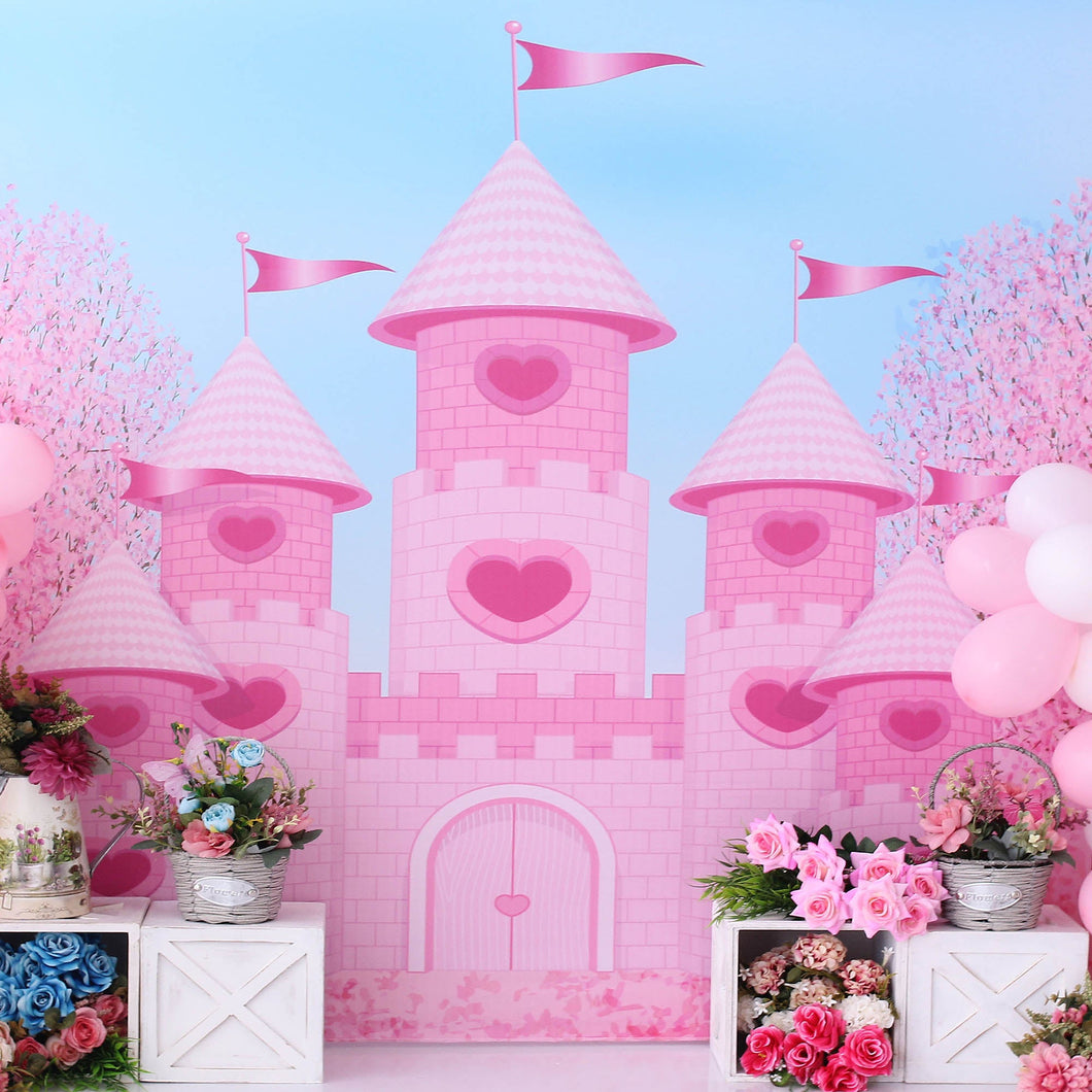 Pink Castle 5x8 Ft