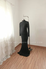 Load image into Gallery viewer, Olivia Gown- Black M-L

